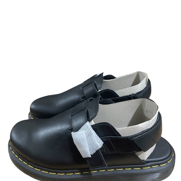 Dr. Martens Men's Jorge II Black Leather Slingback Clog Work Shoe sz 12 NIB - Picture 8 of 15